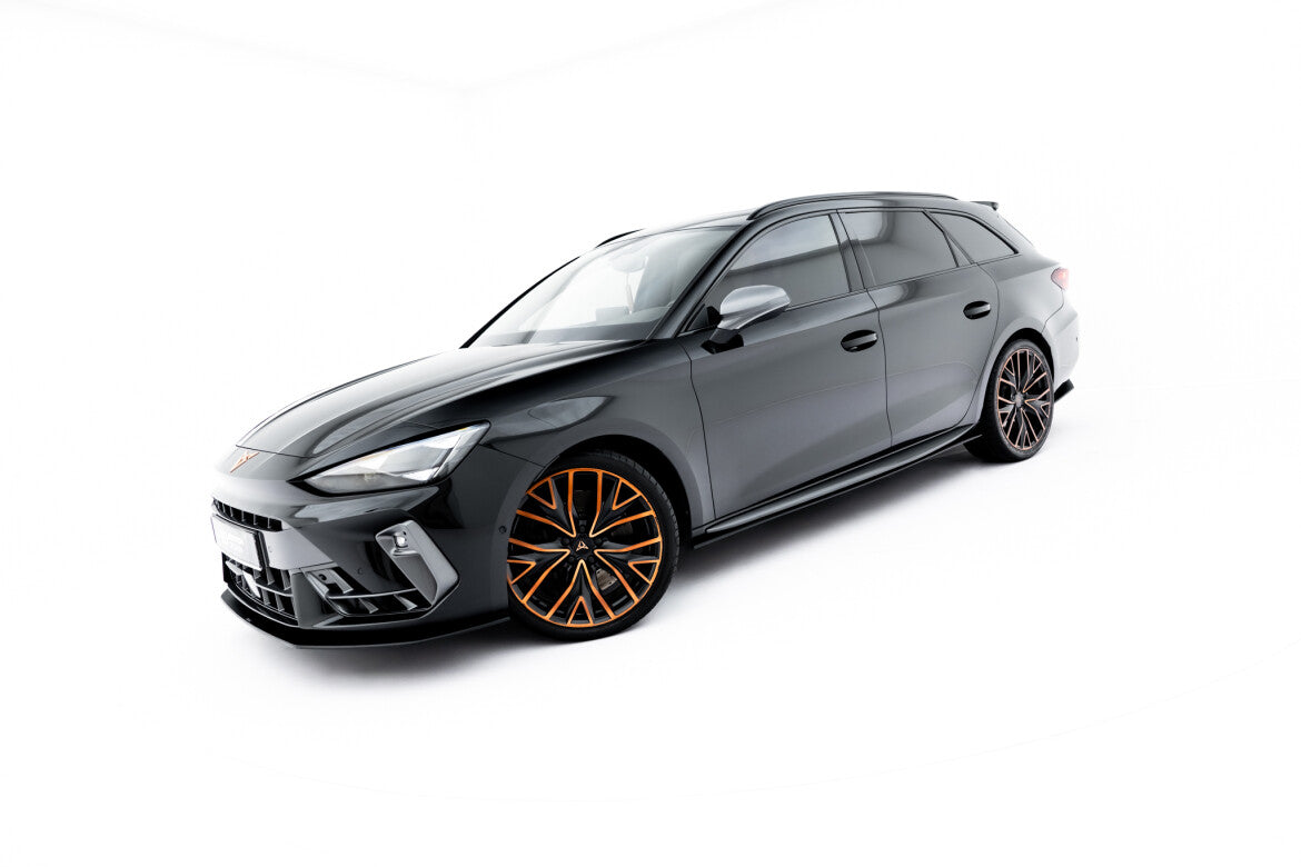 Street Pro Seitenschweller passend für CUPRA Leon ST / Hatchback Aero Mk1 / Mk1 FL schwarz matt
