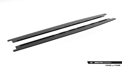 Street Pro Seitenschweller passend für CUPRA Leon ST / Hatchback Aero Mk1 / Mk1 FL schwarz matt