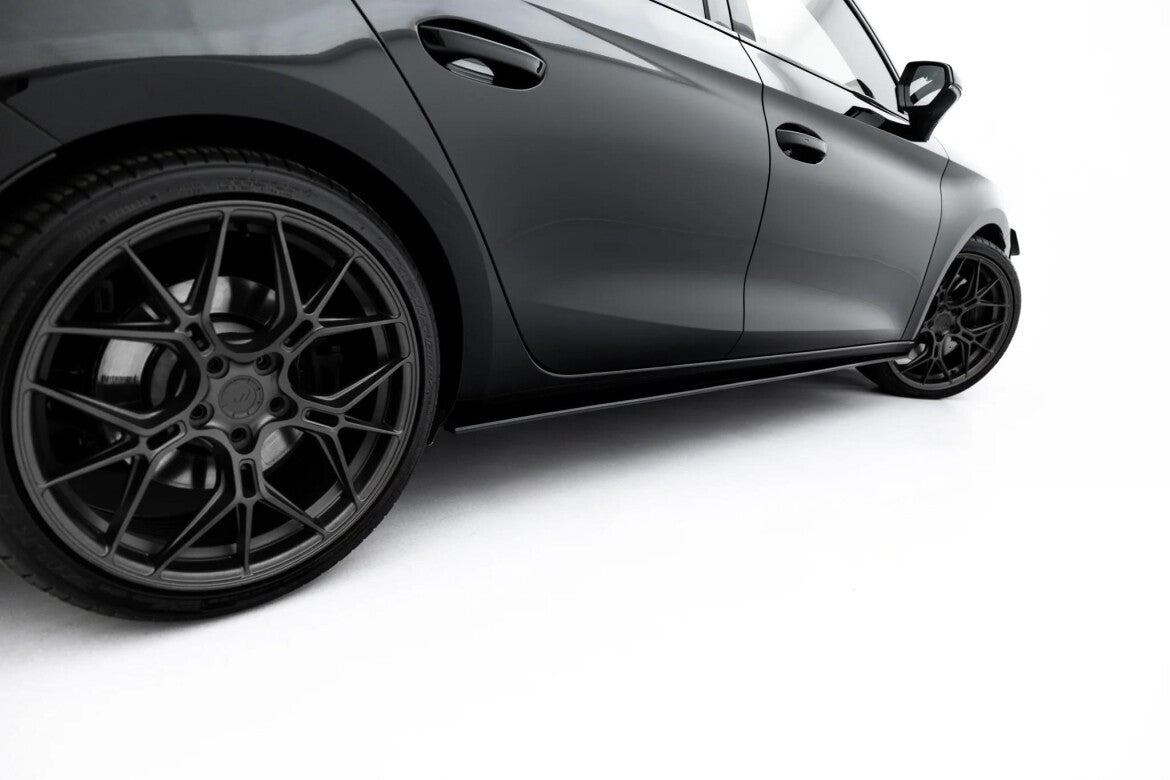 Street Pro Seitenschweller passend für Cupra Leon ST / Hatchback Mk1 Facelift schwarz matt