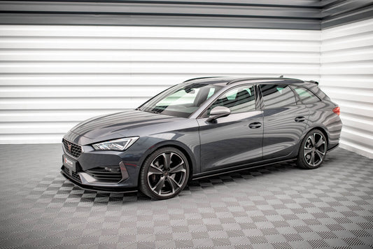 Street Pro Seitenschweller passend für CUPRA Leon ST / Hatchback Mk1 / Mk1 FL schwarz matt