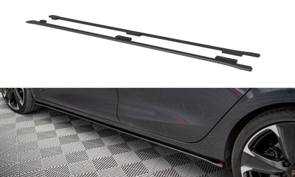 Street Pro Seitenschweller passend für CUPRA Leon ST / Hatchback Mk1 / Mk1 FL schwarz matt