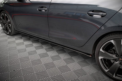 Street Pro Seitenschweller passend für CUPRA Leon ST / Hatchback Mk1 / Mk1 FL schwarz matt
