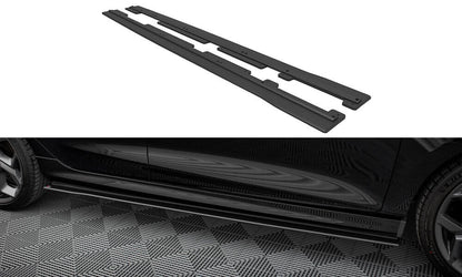 Street Pro Seitenschweller passend für Ford Fiesta Mk8 ST / ST-Line roter Kern