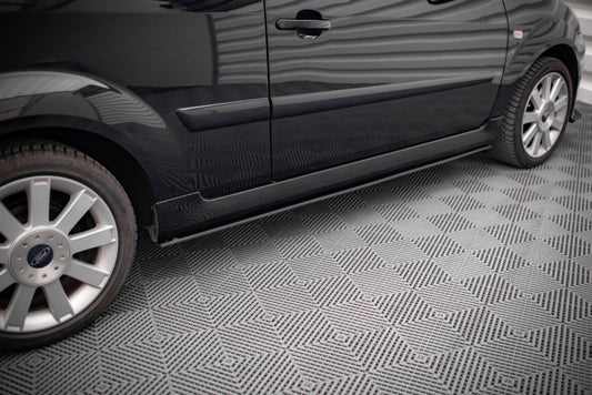 Street Pro Seitenschweller passend für Ford Fiesta ST Mk6 schwarz matt