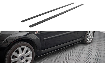 Street Pro Seitenschweller passend für Ford Fiesta ST Mk6 schwarz matt