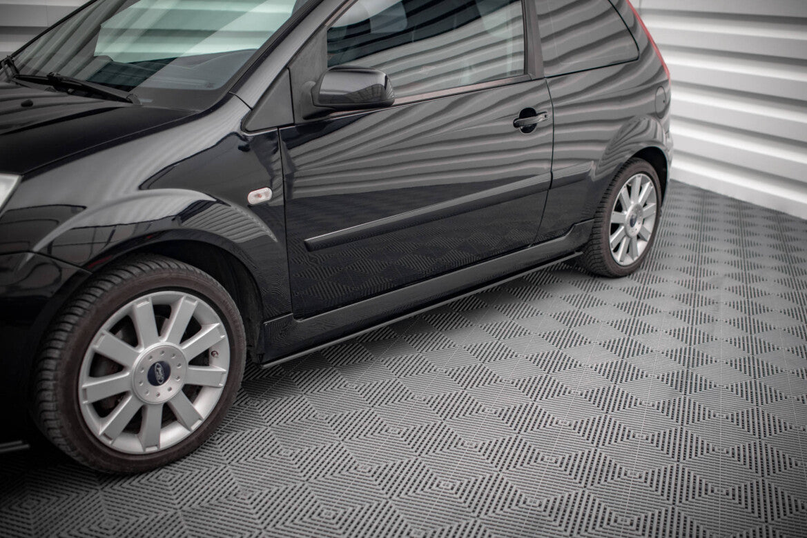 Street Pro Seitenschweller passend für Ford Fiesta ST Mk6 schwarz matt