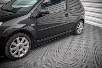 Street Pro Seitenschweller passend für Ford Fiesta ST Mk6 schwarz matt