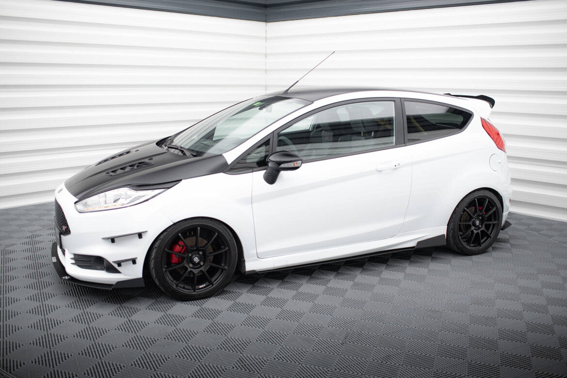 Street Pro Seitenschweller passend für Ford Fiesta ST Mk7 FL schwarz matt