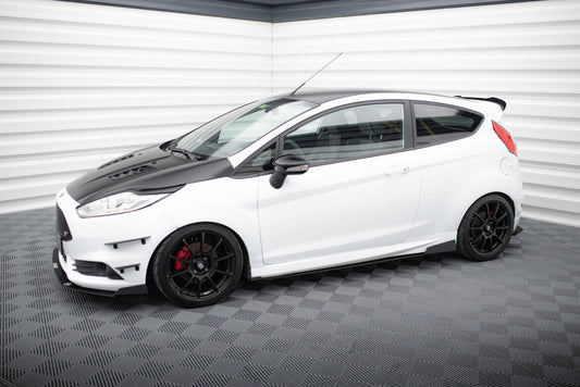 Street Pro Seitenschweller passend für Ford Fiesta ST Mk7 FL schwarz matt