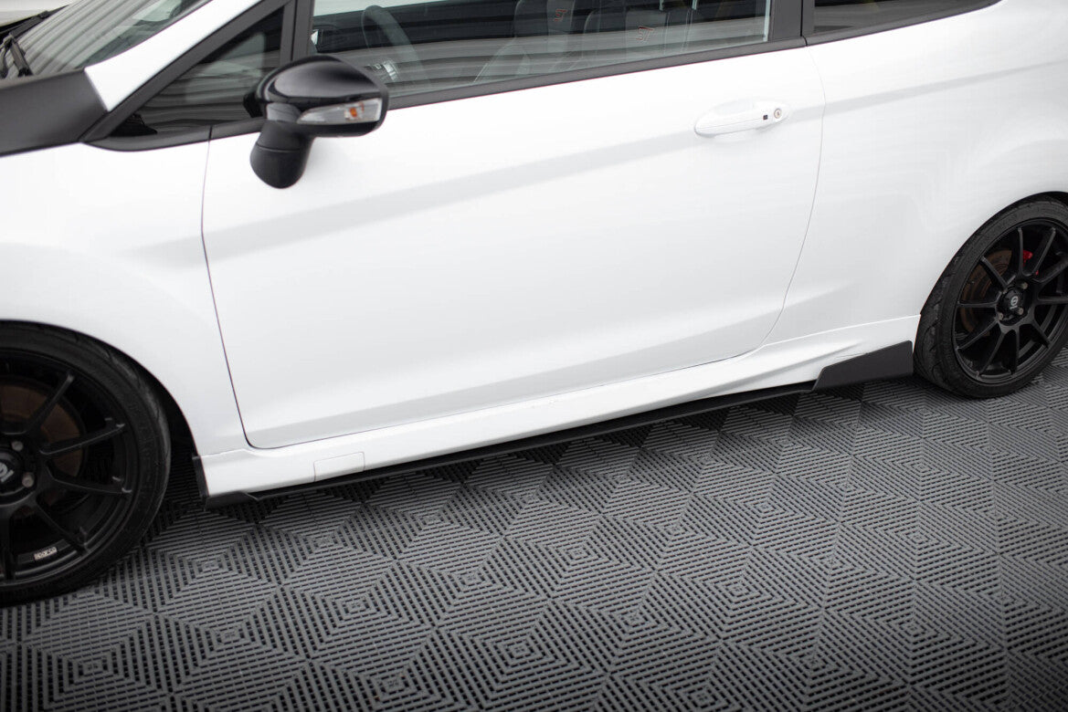 Street Pro Seitenschweller passend für Ford Fiesta ST Mk7 FL schwarz matt