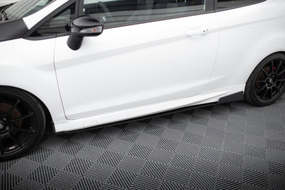 Street Pro Seitenschweller passend für Ford Fiesta ST Mk7 FL schwarz matt