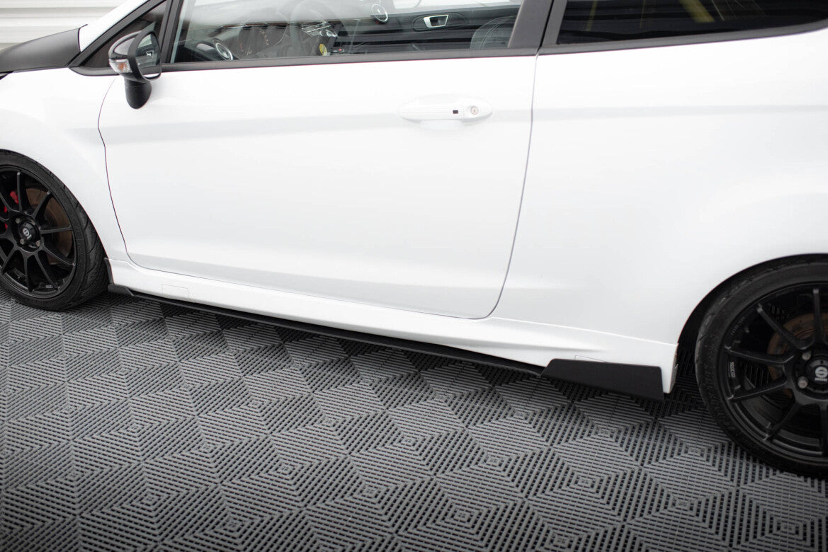 Street Pro Seitenschweller passend für Ford Fiesta ST Mk7 FL schwarz matt