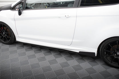 Street Pro Seitenschweller passend für Ford Fiesta ST Mk7 FL schwarz matt