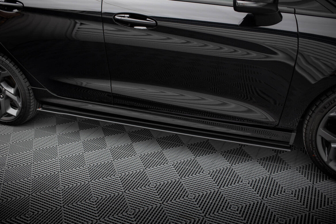 Street Pro Seitenschweller passend für Ford Fiesta ST / ST-Line Mk8 schwarz matt