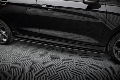 Street Pro Seitenschweller passend für Ford Fiesta ST / ST-Line Mk8 schwarz matt