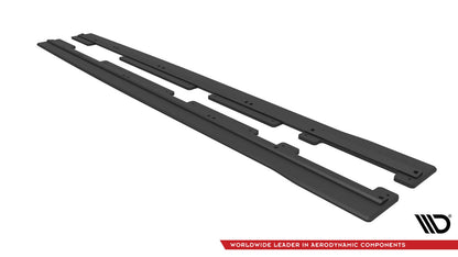 Street Pro Seitenschweller passend für Ford Fiesta ST / ST-Line Mk8 schwarz matt