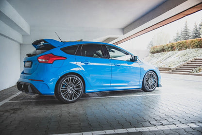 Street Pro Seitenschweller passend für Ford Focus RS Mk3 schwarz matt