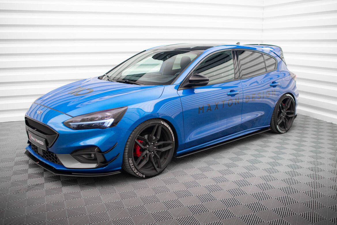 Street Pro Seitenschweller passend für Ford Focus ST / ST-Line Mk4 schwarz matt