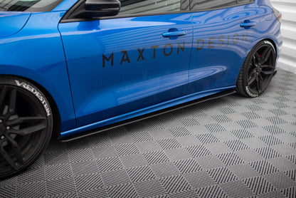 Street Pro Seitenschweller passend für Ford Focus ST / ST-Line Mk4 schwarz matt