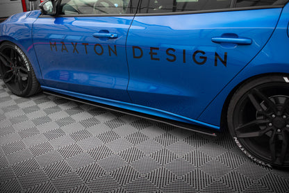 Street Pro Seitenschweller passend für Ford Focus ST / ST-Line Mk4 schwarz matt