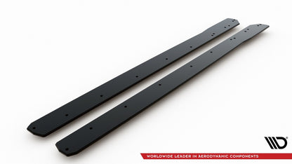Street Pro Seitenschweller passend für Ford Focus ST / ST-Line Mk4 schwarz matt