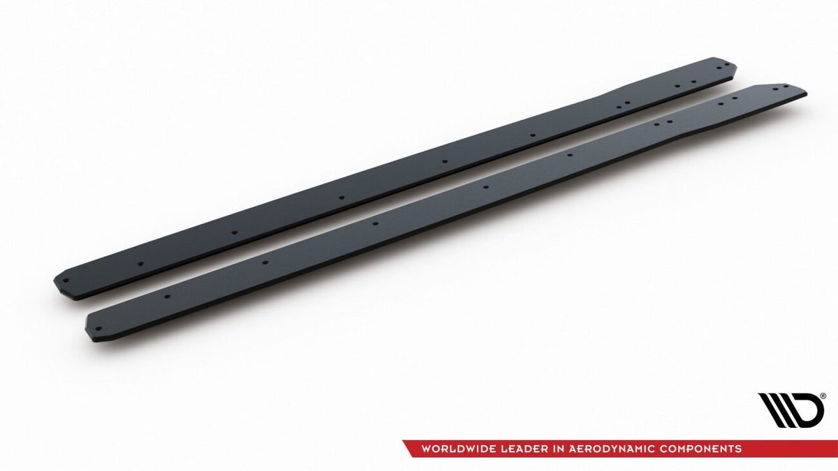 Street Pro Seitenschweller passend für Ford Focus ST / ST-Line Mk4 schwarz matt