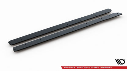 Street Pro Seitenschweller passend für Ford Focus ST / ST-Line Mk4 schwarz matt