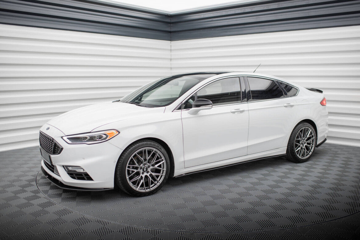 Street Pro Seitenschweller passend für Ford Mondeo Sport Mk5 FL / Fusion Sport Mk2 FL schwarz matt