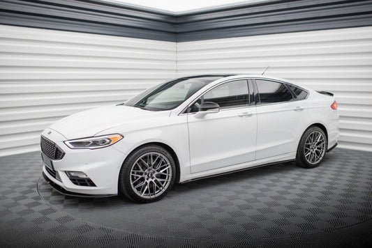 Street Pro Seitenschweller passend für Ford Mondeo Sport Mk5 FL / Fusion Sport Mk2 FL schwarz matt