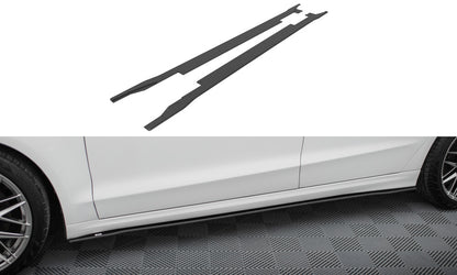 Street Pro Seitenschweller passend für Ford Mondeo Sport Mk5 FL / Fusion Sport Mk2 FL schwarz matt