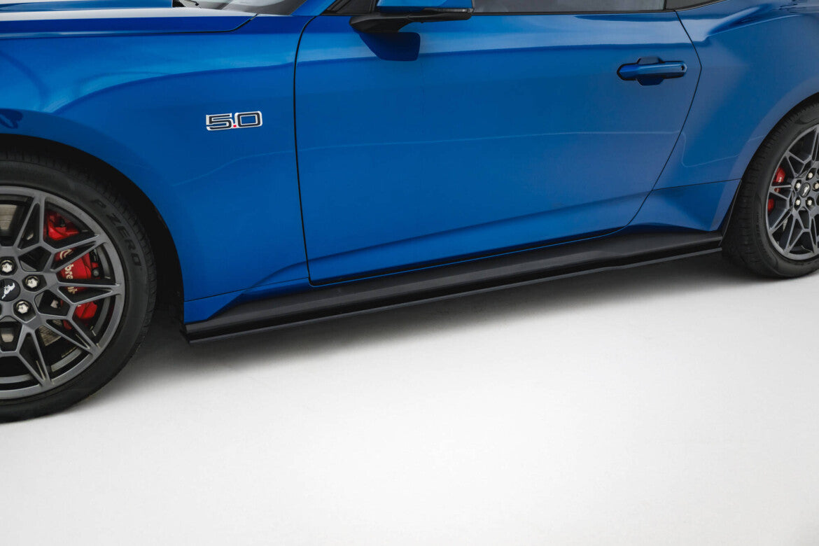 Street Pro Seitenschweller passend für Ford Mustang Dark Horse Mk7 schwarz matt