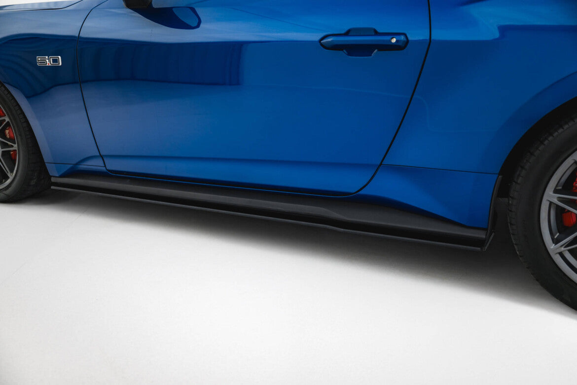 Street Pro Seitenschweller passend für Ford Mustang Dark Horse Mk7 schwarz matt