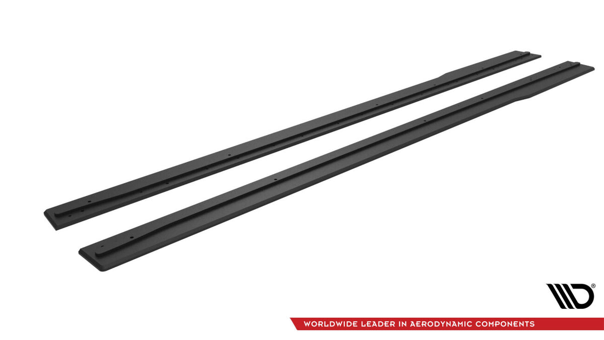Street Pro Seitenschweller passend für Ford Mustang Dark Horse Mk7 schwarz matt