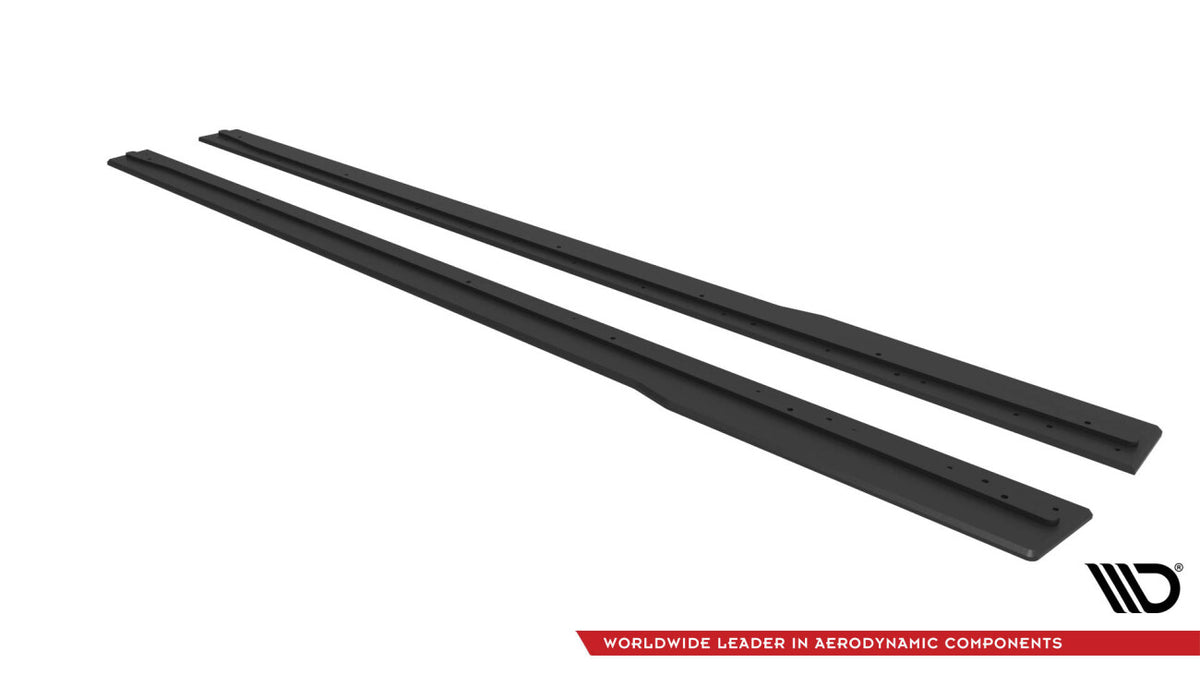 Street Pro Seitenschweller passend für Ford Mustang Dark Horse Mk7 schwarz matt
