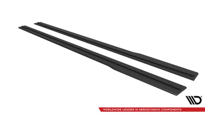 Street Pro Seitenschweller passend für Ford Mustang Dark Horse Mk7 schwarz matt