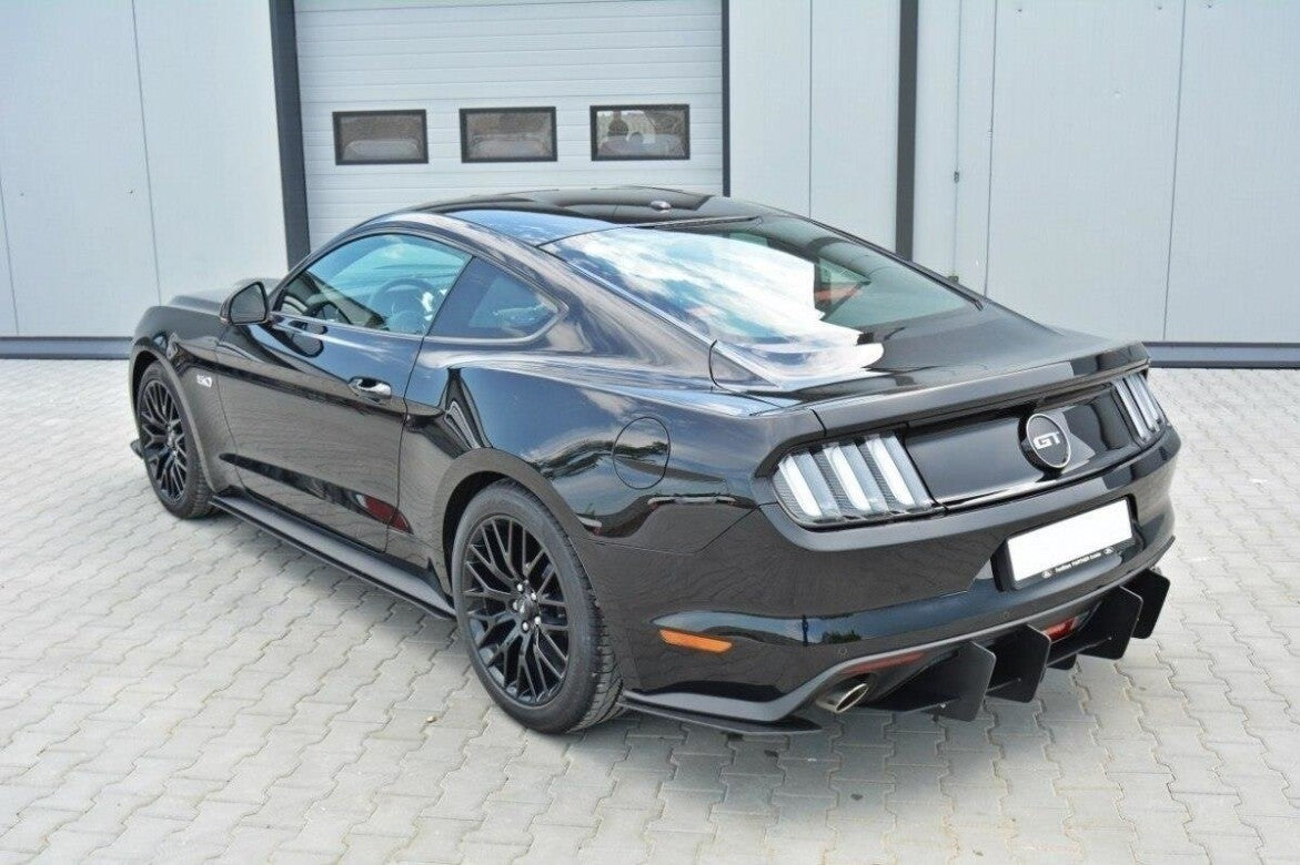 Street Pro Seitenschweller passend für Ford Mustang GT Mk6 schwarz matt