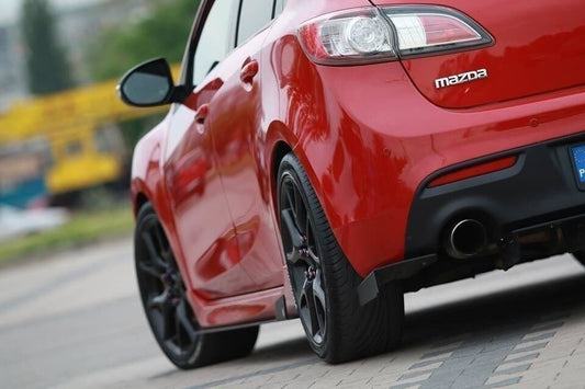 Street Pro Seitenschweller passend für Mazda 3 MK2 MPS schwarz matt
