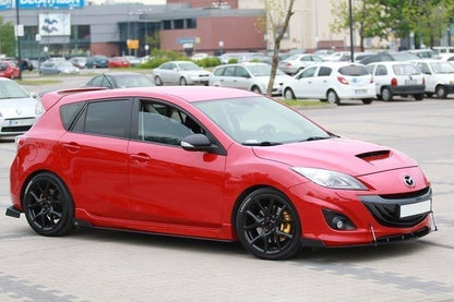Street Pro Seitenschweller passend für Mazda 3 MK2 MPS schwarz matt