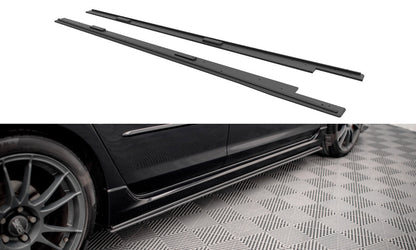 Street Pro Seitenschweller passend für Mazda 3 MPS Mk1 schwarz matt