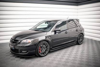 Street Pro Seitenschweller passend für Mazda 3 MPS Mk1 schwarz matt