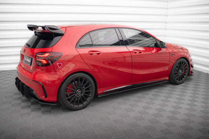 Street Pro Seitenschweller passend für Mercedes A 45 AMG W176 FL schwarz matt