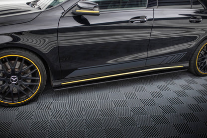 Street Pro Seitenschweller passend für Mercedes-AMG CLA 45 C117 FL schwarz matt