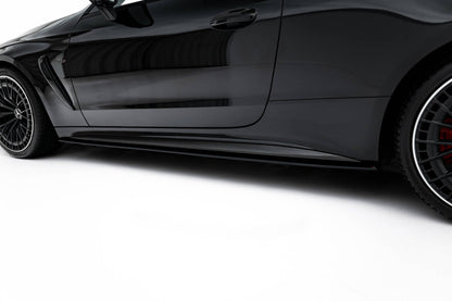 Street Pro Seitenschweller passend für Mercedes-AMG CLE 53 Aero C236 schwarz matt