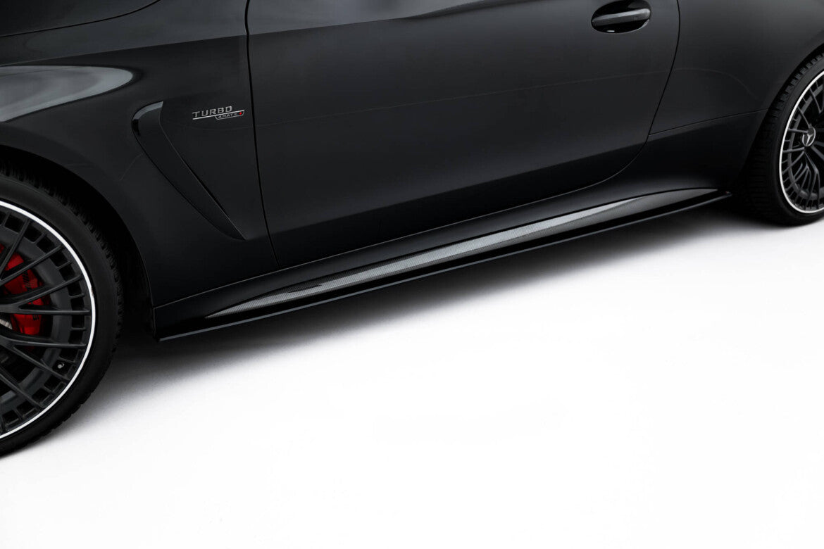 Street Pro Seitenschweller passend für Mercedes-AMG CLE 53 Aero C236 schwarz matt