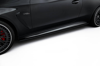 Street Pro Seitenschweller passend für Mercedes-AMG CLE 53 Aero C236 schwarz matt