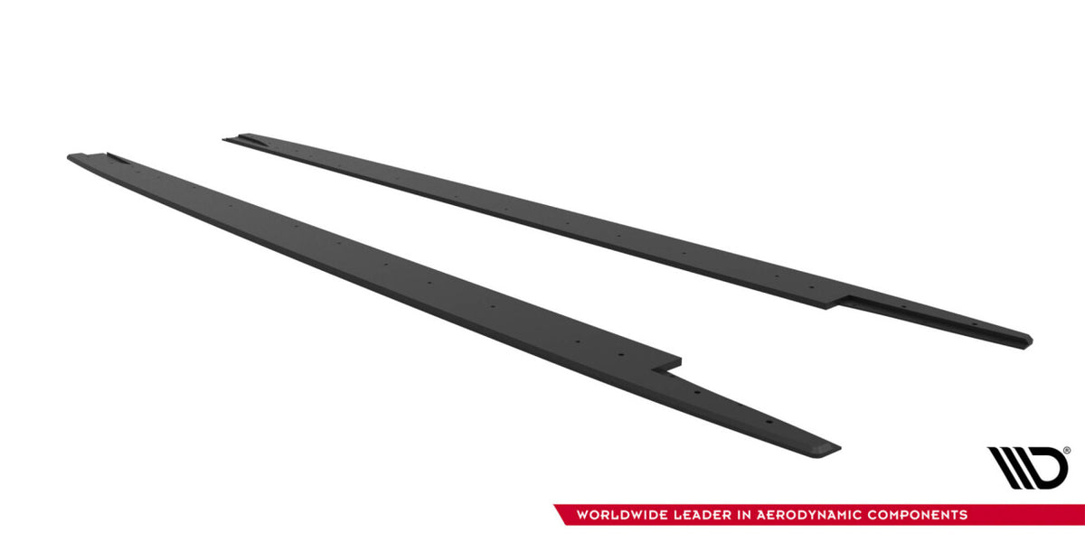 Street Pro Seitenschweller passend für Mercedes-AMG CLE 53 Aero C236 schwarz matt