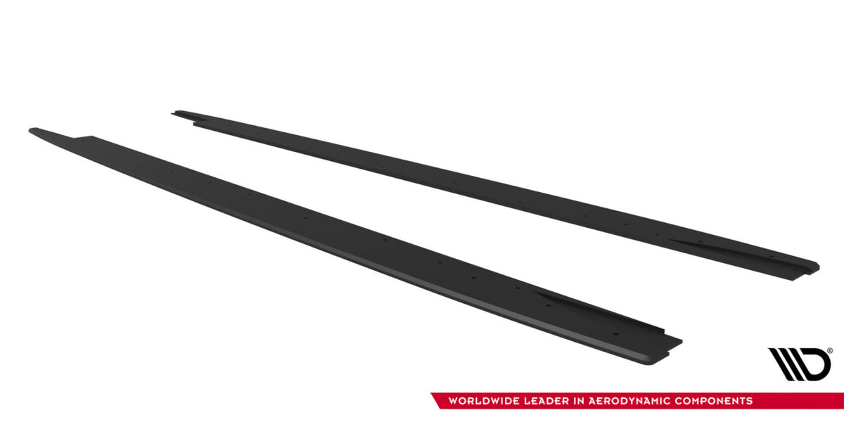 Street Pro Seitenschweller passend für Mercedes-AMG CLE 53 Aero C236 schwarz matt