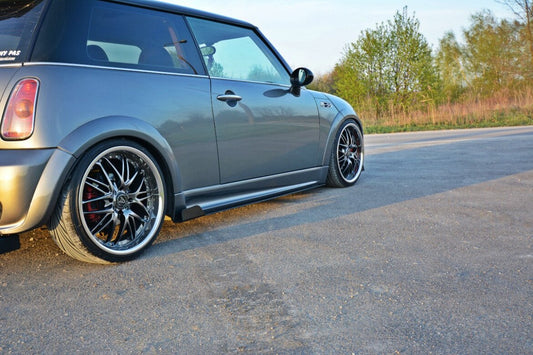 Street Pro Seitenschweller passend für Mini R53 Cooper S JCW schwarz matt