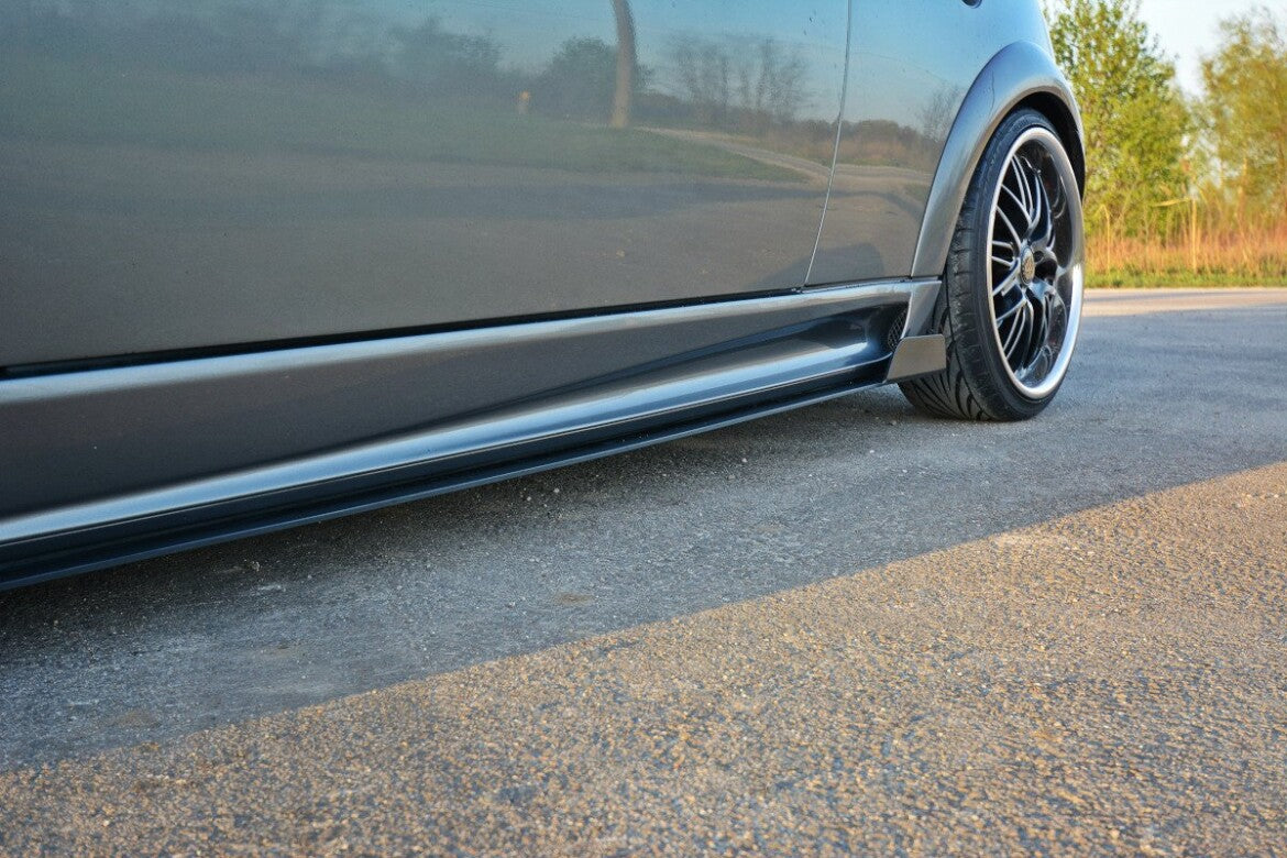 Street Pro Seitenschweller passend für Mini R53 Cooper S JCW schwarz matt