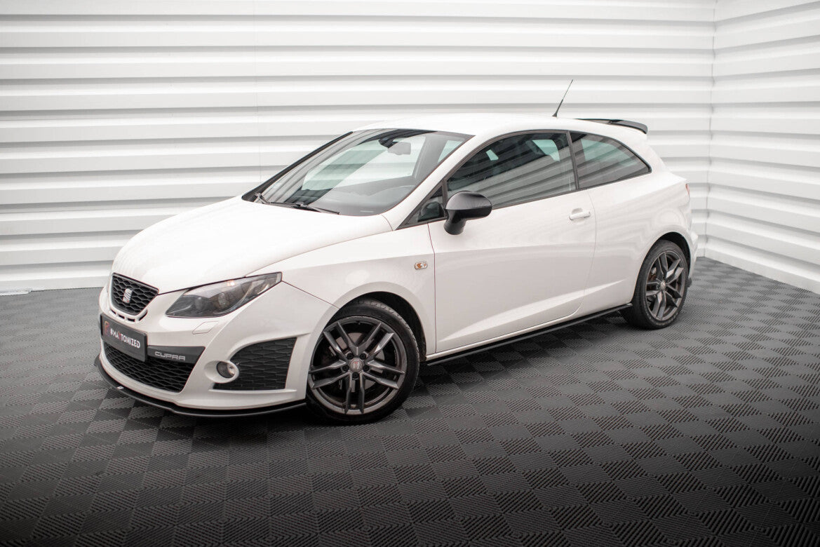 Street Pro Seitenschweller passend für Seat Ibiza CUPRA Sport Coupe Mk4 schwarz matt